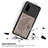 Custodia Silicone Ultra Sottile Morbida Cover con Magnetico S09D per Samsung Galaxy S20 5G