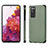 Custodia Silicone Ultra Sottile Morbida Cover con Magnetico S09D per Samsung Galaxy S20 Lite 5G Verde