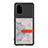 Custodia Silicone Ultra Sottile Morbida Cover con Magnetico S09D per Samsung Galaxy S20 Plus 5G