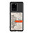 Custodia Silicone Ultra Sottile Morbida Cover con Magnetico S09D per Samsung Galaxy S20 Ultra