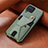 Custodia Silicone Ultra Sottile Morbida Cover con Magnetico S10D per Samsung Galaxy A12 Nacho Verde
