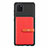 Custodia Silicone Ultra Sottile Morbida Cover con Magnetico S10D per Samsung Galaxy Note 10 Lite Rosso