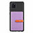 Custodia Silicone Ultra Sottile Morbida Cover con Magnetico S10D per Samsung Galaxy Note 10 Lite Viola