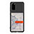 Custodia Silicone Ultra Sottile Morbida Cover con Magnetico S10D per Samsung Galaxy S20 5G Viola