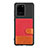 Custodia Silicone Ultra Sottile Morbida Cover con Magnetico S10D per Samsung Galaxy S20 Ultra 5G Rosso