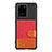 Custodia Silicone Ultra Sottile Morbida Cover con Magnetico S10D per Samsung Galaxy S20 Ultra Rosso