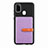 Custodia Silicone Ultra Sottile Morbida Cover con Magnetico S11D per Samsung Galaxy M21 Viola