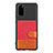Custodia Silicone Ultra Sottile Morbida Cover con Magnetico S11D per Samsung Galaxy S20 5G Rosso