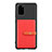 Custodia Silicone Ultra Sottile Morbida Cover con Magnetico S12D per Samsung Galaxy S20 Plus 5G Rosso