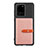 Custodia Silicone Ultra Sottile Morbida Cover con Magnetico S12D per Samsung Galaxy S20 Ultra 5G Rosa
