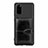 Custodia Silicone Ultra Sottile Morbida Cover con Magnetico S13D per Samsung Galaxy S20 5G Nero
