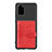 Custodia Silicone Ultra Sottile Morbida Cover con Magnetico S13D per Samsung Galaxy S20 Plus 5G Rosso