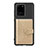 Custodia Silicone Ultra Sottile Morbida Cover con Magnetico S13D per Samsung Galaxy S20 Ultra