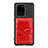 Custodia Silicone Ultra Sottile Morbida Cover con Magnetico S14D per Samsung Galaxy S20 Ultra