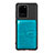 Custodia Silicone Ultra Sottile Morbida Cover con Magnetico S14D per Samsung Galaxy S20 Ultra