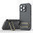 Custodia Silicone Ultra Sottile Morbida Cover con Supporto KC1 per Apple iPhone 14 Pro Max
