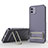Custodia Silicone Ultra Sottile Morbida Cover con Supporto KC1 per Samsung Galaxy A04 4G Lavanda