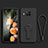 Custodia Silicone Ultra Sottile Morbida Cover con Supporto per Xiaomi Mi 10i 5G Nero