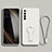 Custodia Silicone Ultra Sottile Morbida Cover con Supporto per Xiaomi Redmi Note 8 (2021)
