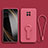 Custodia Silicone Ultra Sottile Morbida Cover con Supporto per Xiaomi Redmi Note 9 5G Rosa Caldo