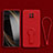 Custodia Silicone Ultra Sottile Morbida Cover con Supporto per Xiaomi Redmi Note 9 5G Rosso