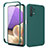 Custodia Silicone Ultra Sottile Morbida Cover Fronte e Retro 360 Gradi MJ1 per Samsung Galaxy M32 5G Verde