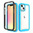 Custodia Silicone Ultra Sottile Morbida Cover Fronte e Retro 360 Gradi per Apple iPhone 13