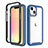 Custodia Silicone Ultra Sottile Morbida Cover Fronte e Retro 360 Gradi per Apple iPhone 13 Mini