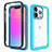 Custodia Silicone Ultra Sottile Morbida Cover Fronte e Retro 360 Gradi per Apple iPhone 13 Pro Max