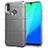 Custodia Silicone Ultra Sottile Morbida Cover Fronte e Retro 360 Gradi per Huawei Honor 10 Lite Argento