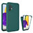 Custodia Silicone Ultra Sottile Morbida Cover Fronte e Retro 360 Gradi per Samsung Galaxy A72 5G Verde