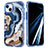 Custodia Silicone Ultra Sottile Morbida Cover Fronte e Retro 360 Gradi YJ1 per Apple iPhone 14 Blu