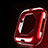 Custodia Silicone Ultra Sottile Morbida Cover S01 per Apple iWatch 4 40mm Rosso