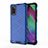 Custodia Silicone Ultra Sottile Morbida Cover S01 per Samsung Galaxy A41 Blu