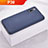 Custodia Silicone Ultra Sottile Morbida Cover S02 per Huawei P30 Blu