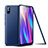 Custodia Silicone Ultra Sottile Morbida Cover S02 per Xiaomi Mi 8 Explorer Blu