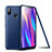 Custodia Silicone Ultra Sottile Morbida Cover S02 per Xiaomi Mi 8 SE Blu