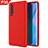 Custodia Silicone Ultra Sottile Morbida Cover S03 per Huawei P30 Rosso