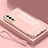 Custodia Silicone Ultra Sottile Morbida Cover S04 per Samsung Galaxy S21 5G Oro Rosa
