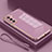 Custodia Silicone Ultra Sottile Morbida Cover S04 per Samsung Galaxy S21 5G Viola