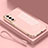 Custodia Silicone Ultra Sottile Morbida Cover S04 per Samsung Galaxy S21 Plus 5G Oro Rosa