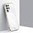 Custodia Silicone Ultra Sottile Morbida Cover S04 per Samsung Galaxy S21 Ultra 5G Bianco