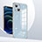 Custodia Silicone Ultra Sottile Morbida Cover S06 per Apple iPhone 13 Blu
