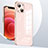 Custodia Silicone Ultra Sottile Morbida Cover S06 per Apple iPhone 13 Oro Rosa