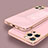 Custodia Silicone Ultra Sottile Morbida Cover S06 per Apple iPhone 13 Pro Oro Rosa