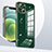 Custodia Silicone Ultra Sottile Morbida Cover S06 per Apple iPhone 13 Verde