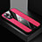 Custodia Silicone Ultra Sottile Morbida Cover X01L per Oppo A96 5G Rosso