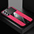 Custodia Silicone Ultra Sottile Morbida Cover X01L per Oppo K9 Pro 5G Rosso