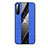 Custodia Silicone Ultra Sottile Morbida Cover X02L per Samsung Galaxy A21 Blu
