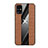 Custodia Silicone Ultra Sottile Morbida Cover X02L per Samsung Galaxy M51 Marrone